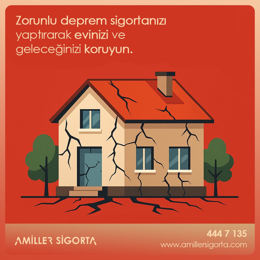 Zorunlu Deprem Sigortanızı Yaptırarak Evinizi ve Geleceğinizi Koruyun.